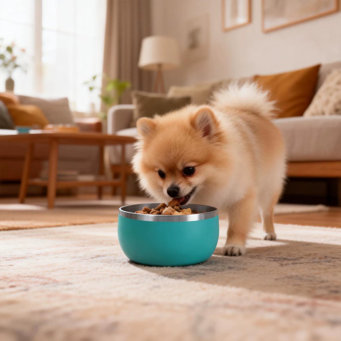 32Oz64Oz Dog Bowl for Food and Water Stainless Steel Pet Feeding Bowl Durable Non-Skid Doubl Wall Insulated Multi-Color Dog Bowl